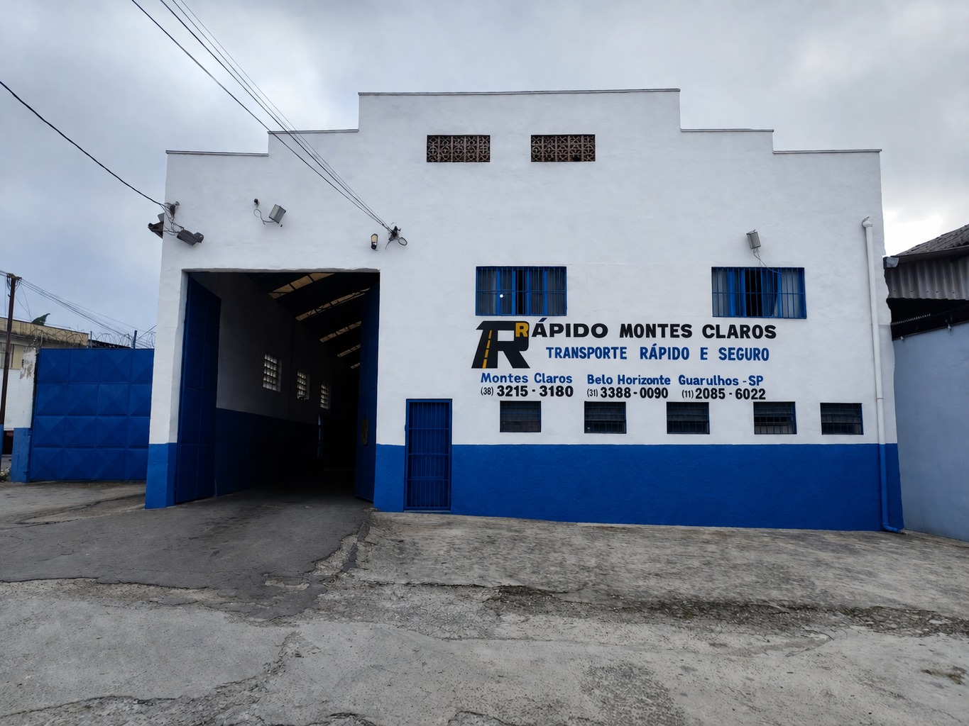 Sede da transportadora Rápido Montes Claros em Guarulhos, SP